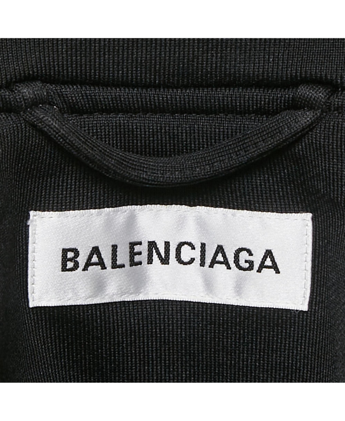 Pre-Owned Balenciaga Men's Black Jersey Zip-Up Jacket