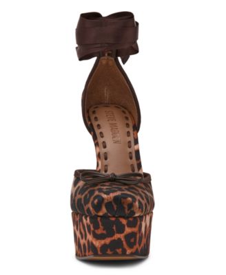 Women's Listen Lace-Up High-Heel Ballet Platform Pumps