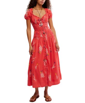 Women's Complete Me Short-Sleeve Midi Dress