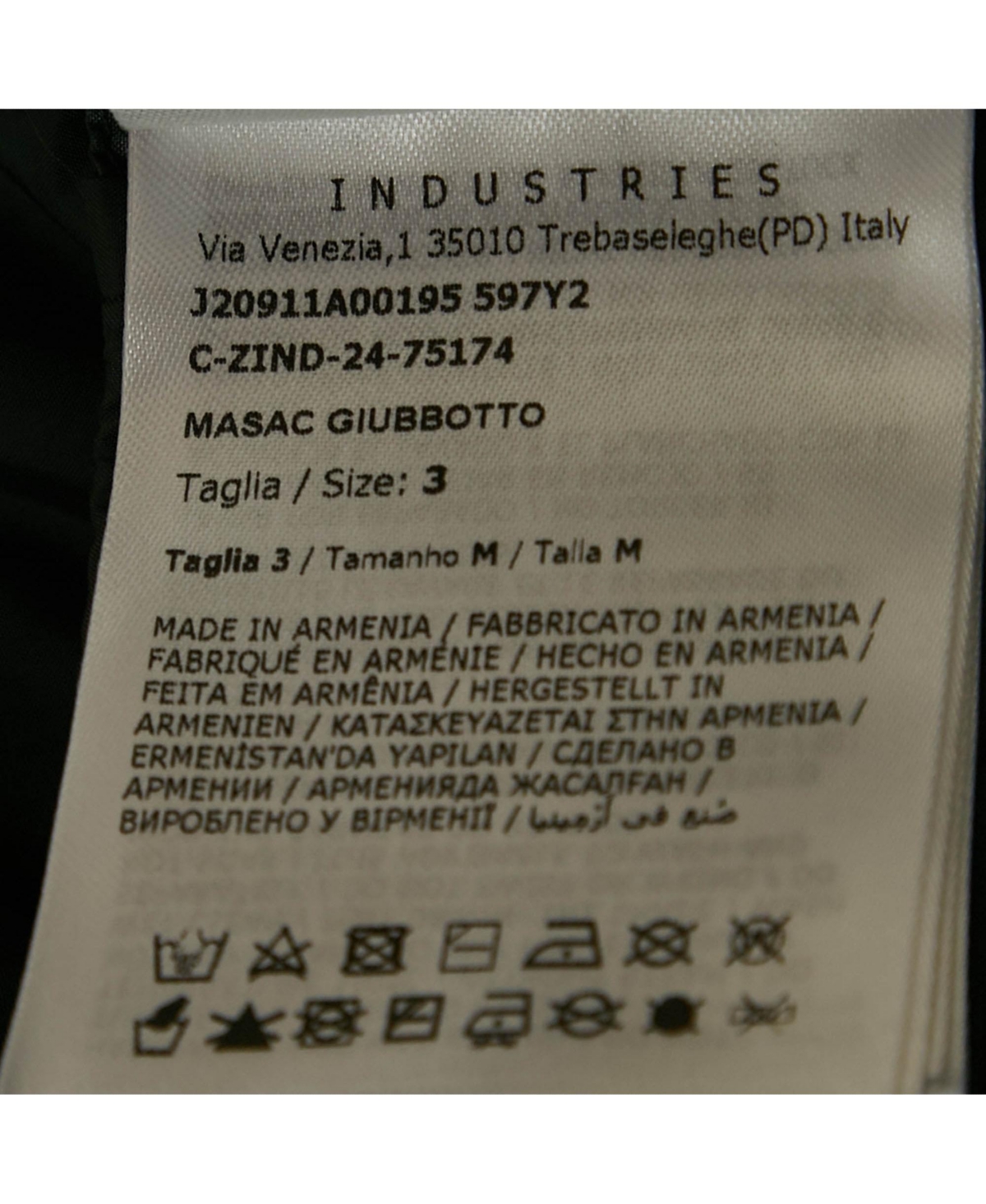 Pre-Owned Moncler Men's Black Nylon Puffer Down Masac Jacket