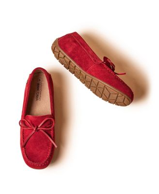 Women's Suede Loafer Moc Flats