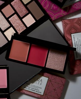 Multitask Eye, Lip, Cheek Palette Rosy and Bright Palette, 0.11 oz.