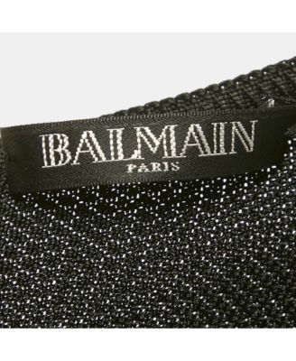 Women's Black Stretch Knit Wrap Effect Jumpsuit