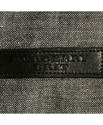 Men's Grey Chambray Long Sleeve Shirt