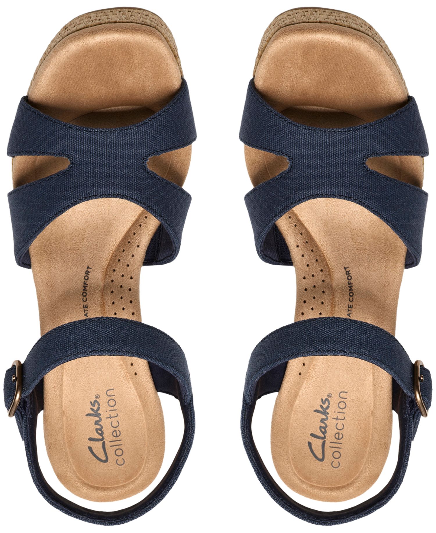 Women's Nerisa Twist Round Toe Wedge Sandals