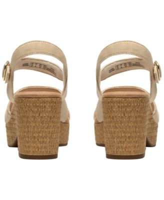 Women's Nerisa Twist Round Toe Wedge Sandals
