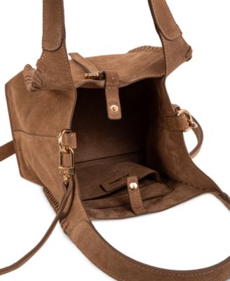 Sylvia Small Suede Bucket Bag