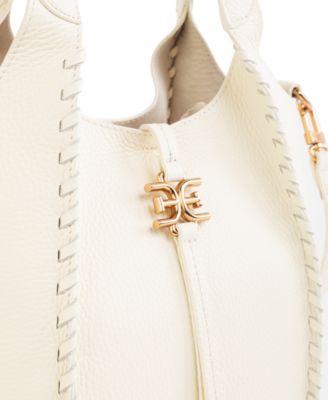 Sylvia Small Leather Bucket Bag