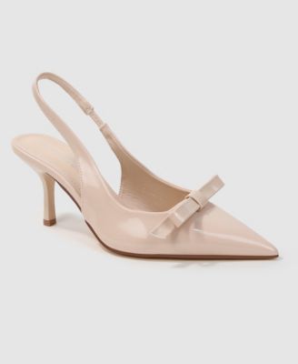 women's Danika Slingback Pumps with Bow Detail