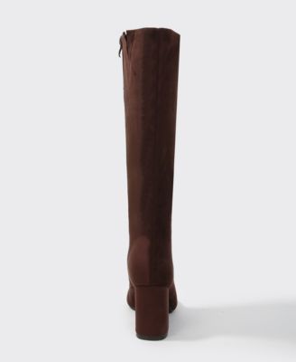 Adele Block Heel Knee High Boots