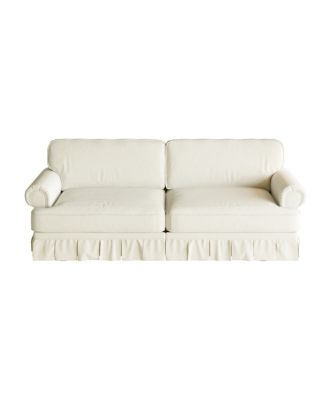 Luxuriously Comfortable 3&4-Seater Cloud Couch, Chenille Sofa with Rolled Arms