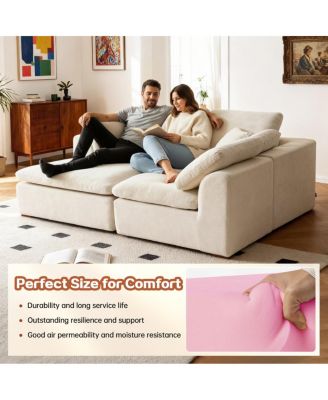 Streamdale Modern L-Shaped Sectional Sofa with Chaise Lounge, Corduroy Couch