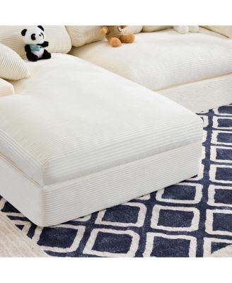 Corduroy Compressed Sofa: Soft, Skin-Friendly, Easy to Move