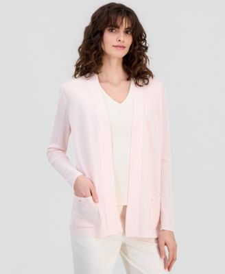 Women's Fine Rib Open-Front Malibu Cardigan