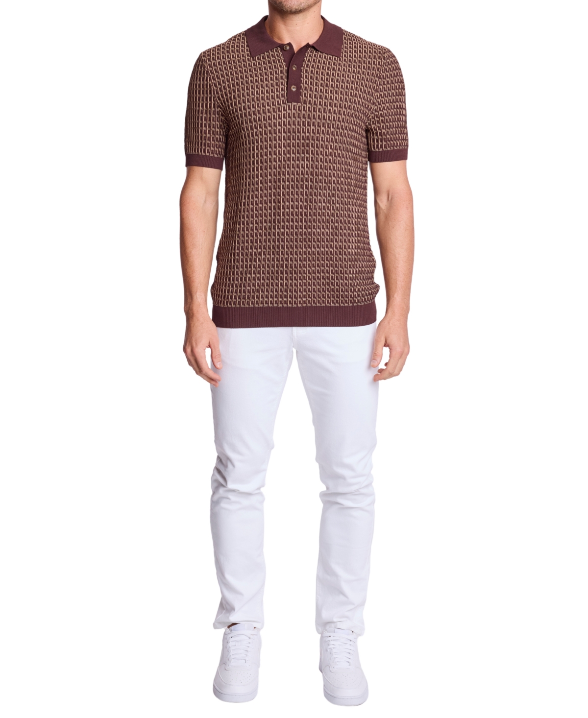 Paisley & Gray Men's Printed Polo Shirt