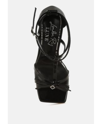 Womens Affluence Jeweled High Heel Sandals