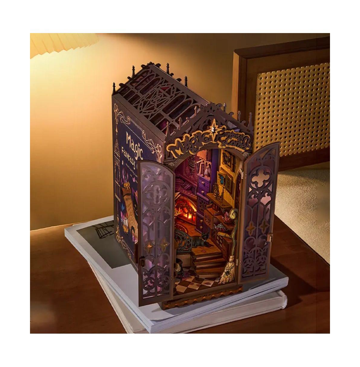 Flash Popup Diy 3D Book Nook Kit: Magic Fantasy Corner 185 pieces