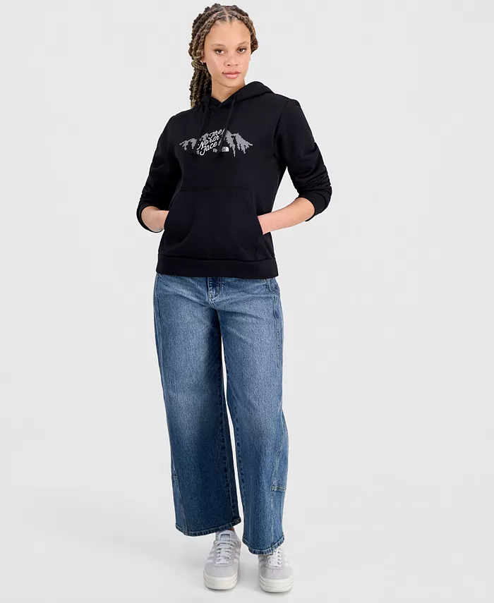 Women's Evolution Sparkle Graphic Cotton Hooded Sweatshirt - thumbnail 6