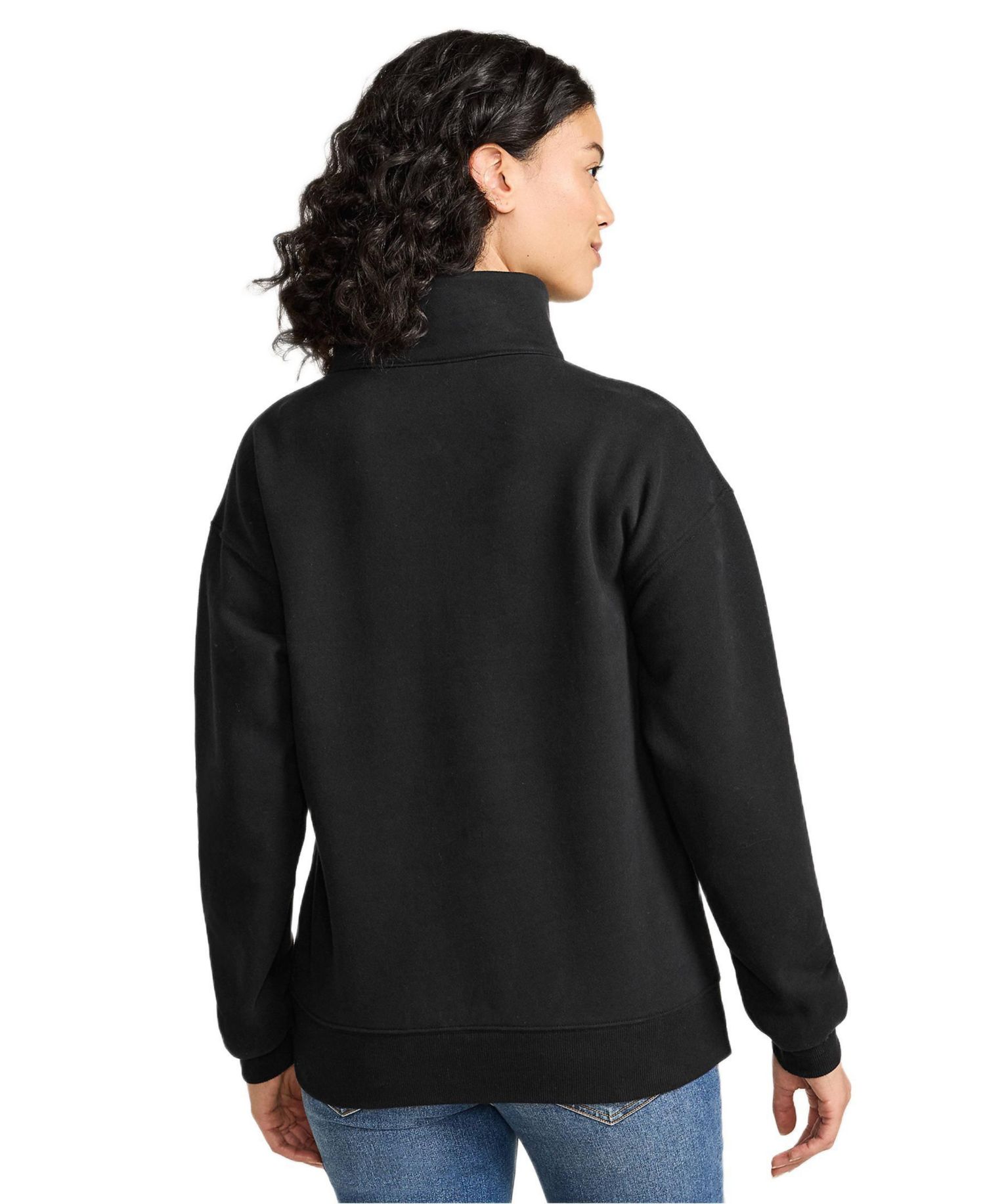 Women's Serious Sweats Relaxed Quarter Zip Pullover Sweatshirt