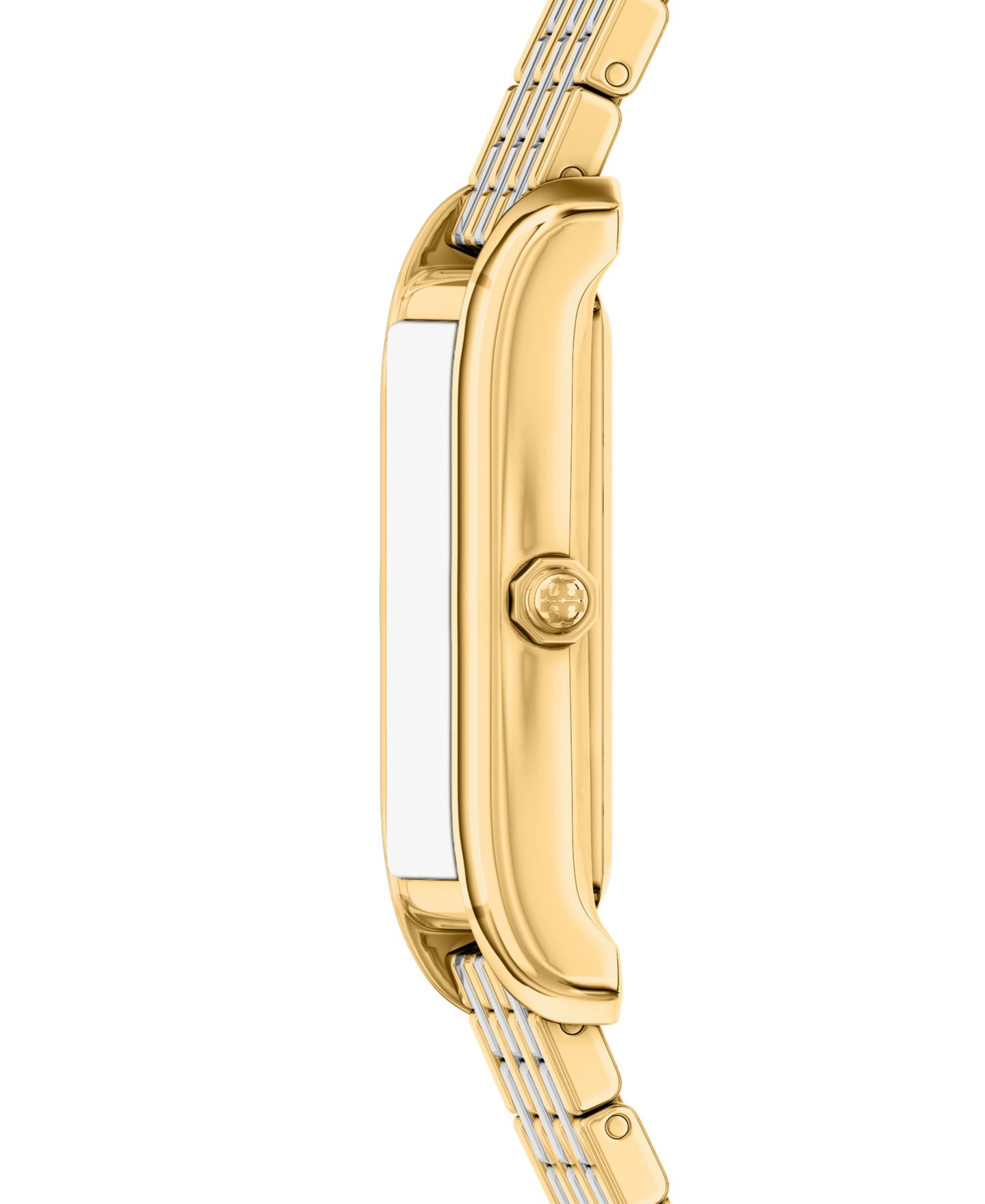 Женские часы Tory Burch The Eleanor Slim Quartz Two-Hand Two-Tone Stainless-Steel Watch, 22mm — фото 2
