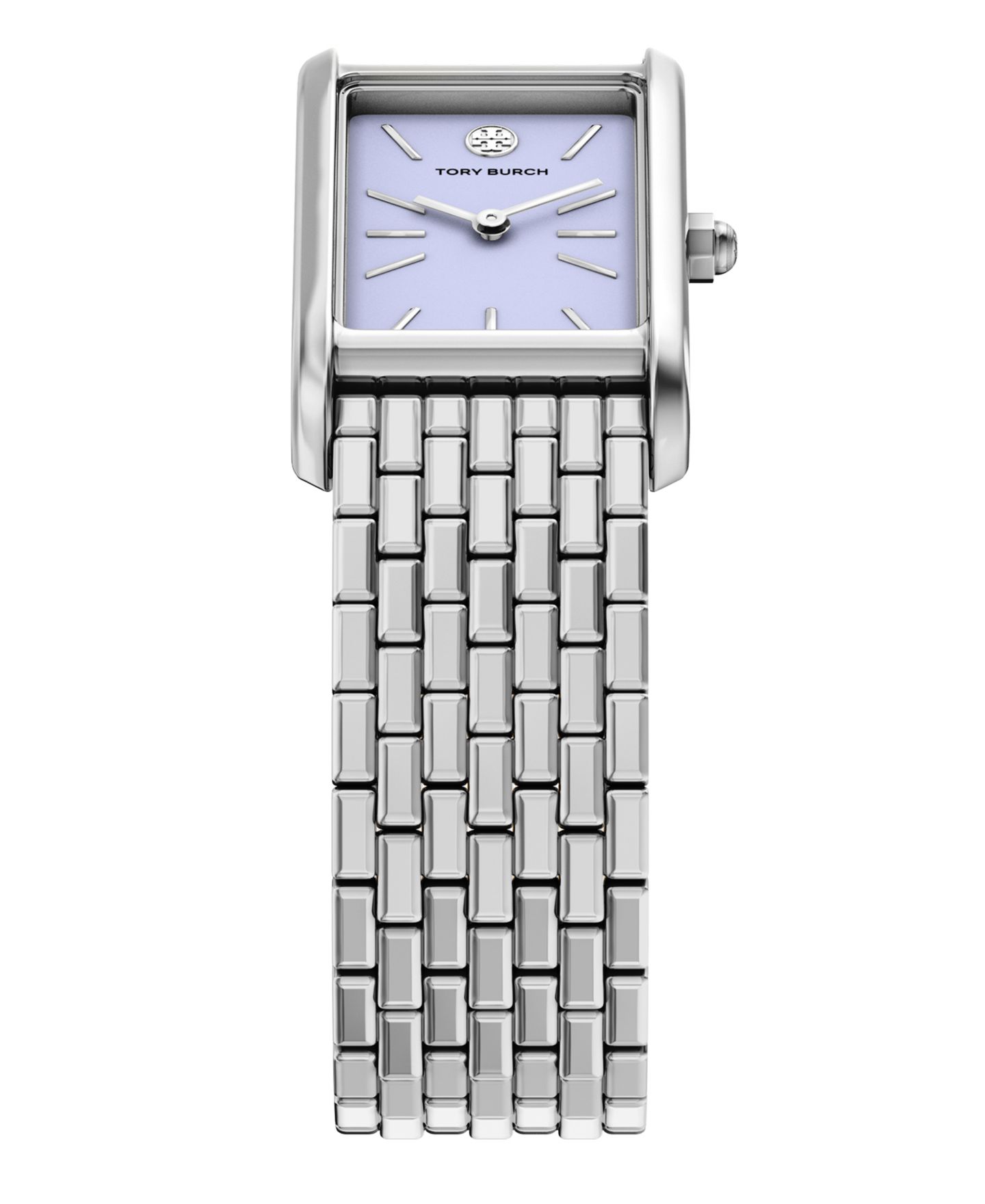 Женские тонкие часы Tory Burch The Eleanor Slim, две стрелки, серебристая сталь, 22 мм — фото 5