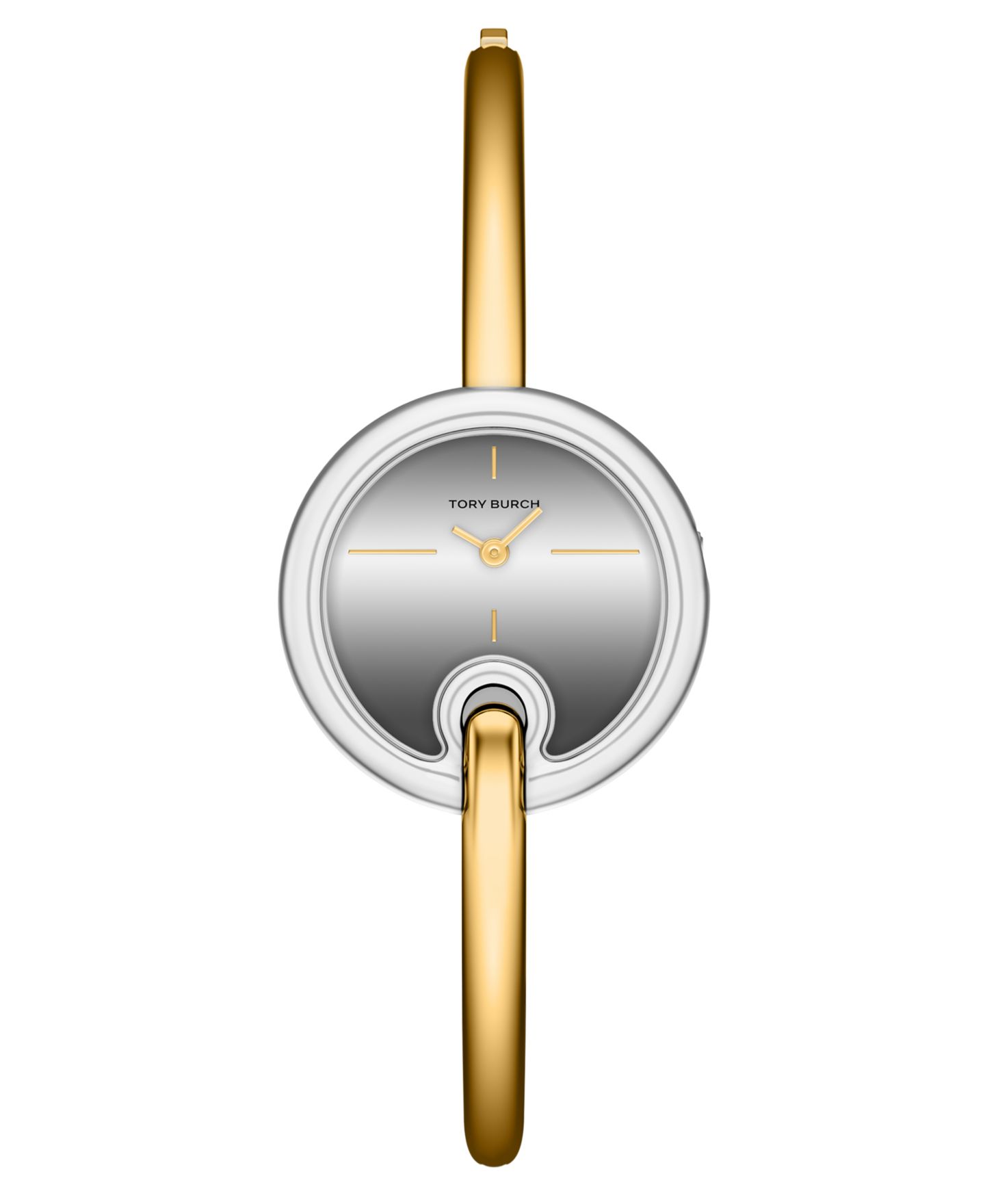 Женские часы Tory Burch The Pierced Small Quartz Two-Hand Gold Stainless-Steel Watch, 22mm — фото 1