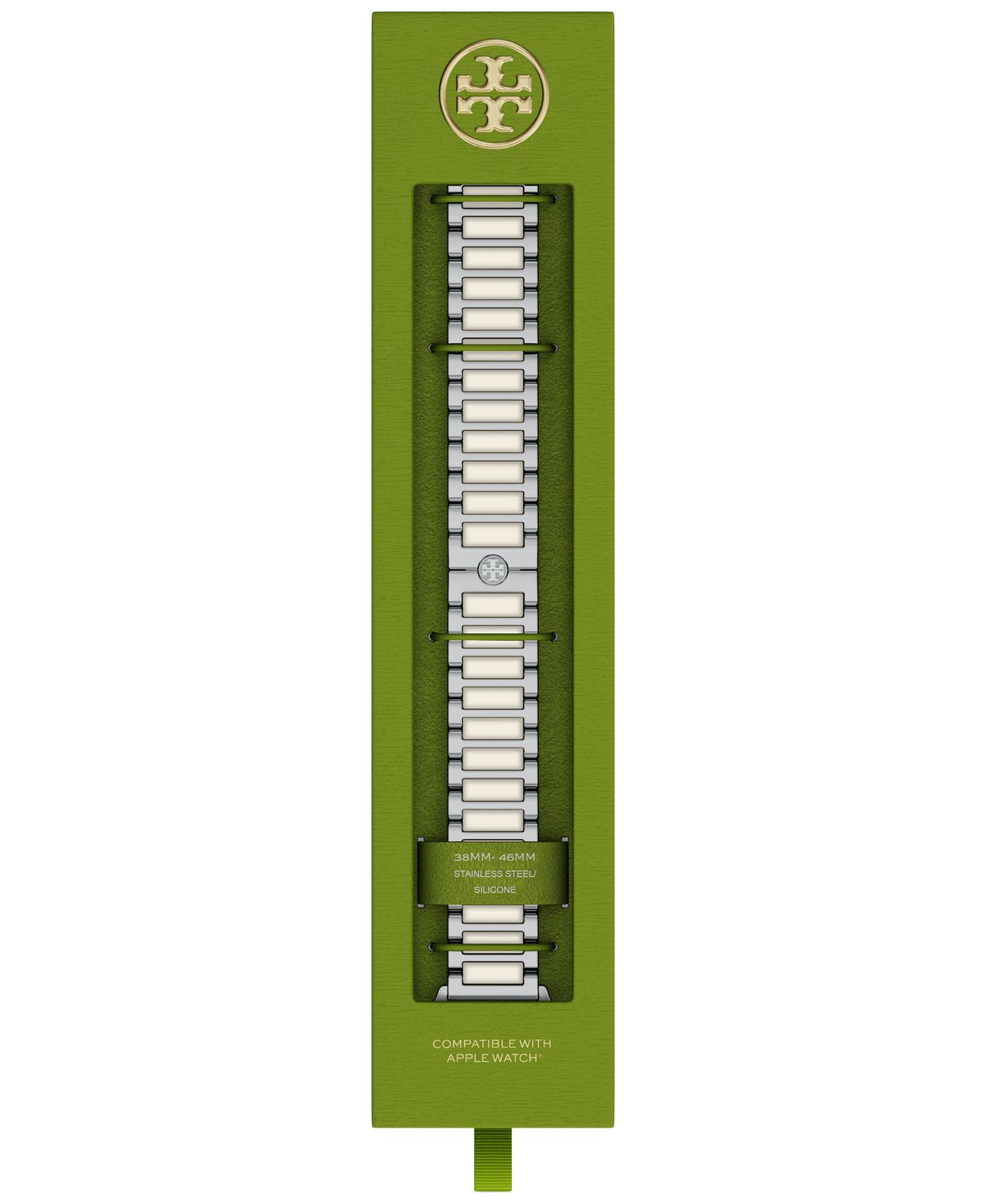 Женские часы Tory Burch Apple Multi Stainless Steel Strap Watch, 22mm — фото 5