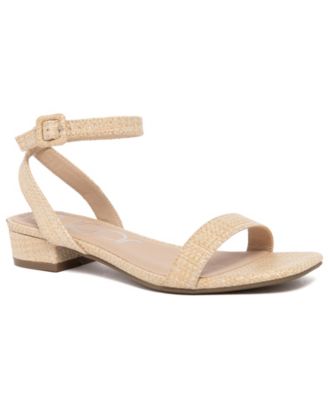 Women's Umpire Ankle Strap Block Heel Sandals