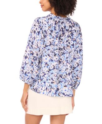 Women's Raglan Peasant V-Neck Blouse