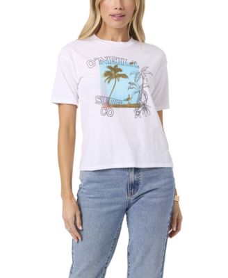 Juniors' Doodles Crew Neck Graphic T-Shirt