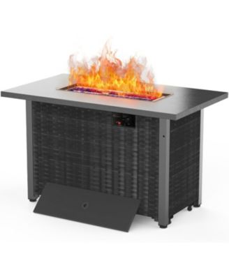 42 Inch Propane Fire Pit, 50, 000 BTU Steel Gas Fire Pits