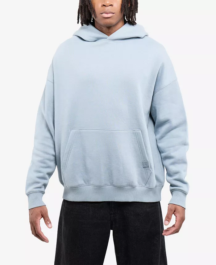 Men's Oversized Drop-Shoulder Long-Sleeve Pullover Hoodie - thumbnail 8