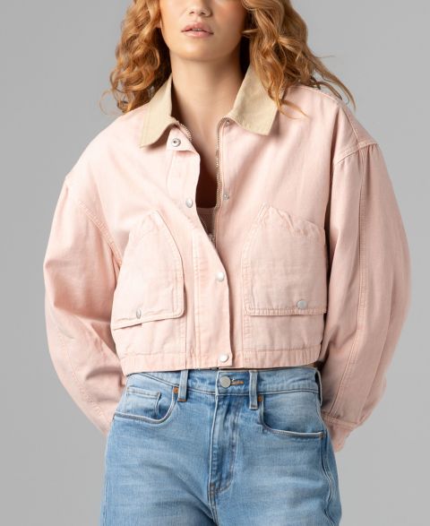 Женские куртки BLANK NYC Women's Cropped Barn Jacket