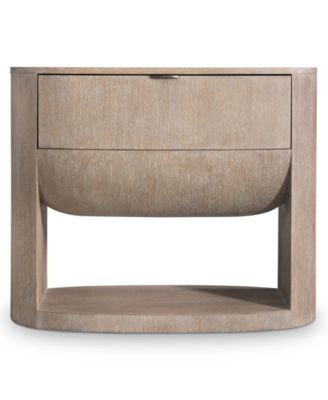 Loggia 34" Wood USB-Charging Nightstand