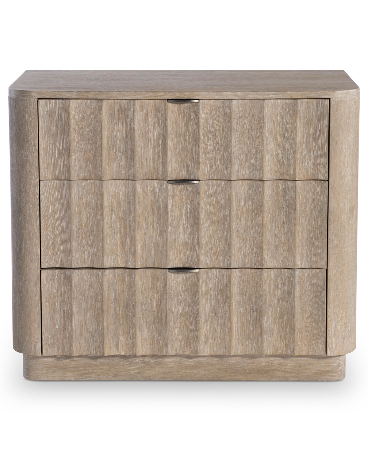 Bernhardt 3-Pc. Wood Loggia Bedroom Set Queen Bed, Dresser and Accent Nightstand