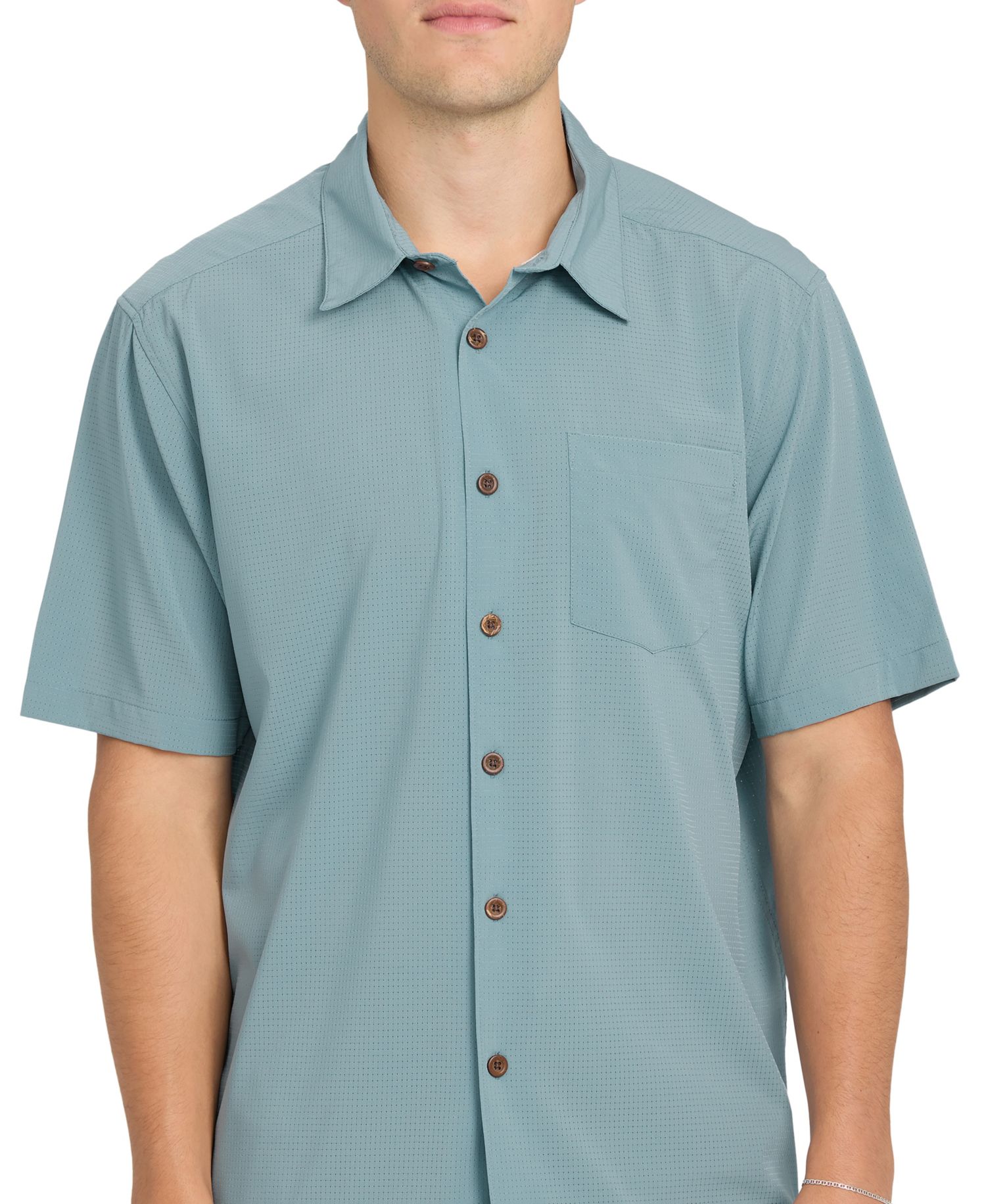 Quiksilver Men's Chaser Performance-Fabric Shirt