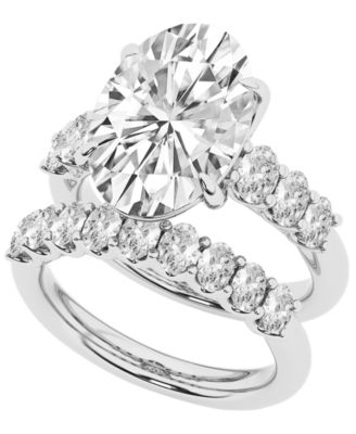 Certified Lab Grown Diamond (7-3/4 ct. t.w.) Bridal Set in 14k White Gold