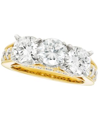 Diamond 3-Stone Ring (3 ct. t.w.) in 14k Gold