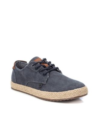 Men's Casual Jute Wrapped Sole Oxfords