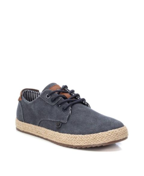 Мужские туфли XTI Casual Jute Wrapped Sole Oxfords, цвет: Тёмно-синий