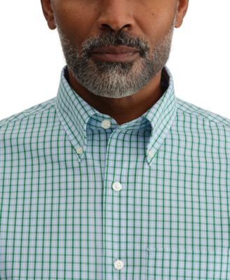 Men's Multi Plaid Long-Sleeve Dress Shirt