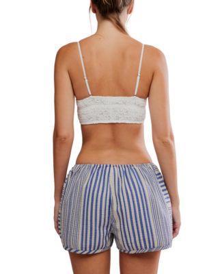 Women's Home By Eight Button-Front Boxer Shorts