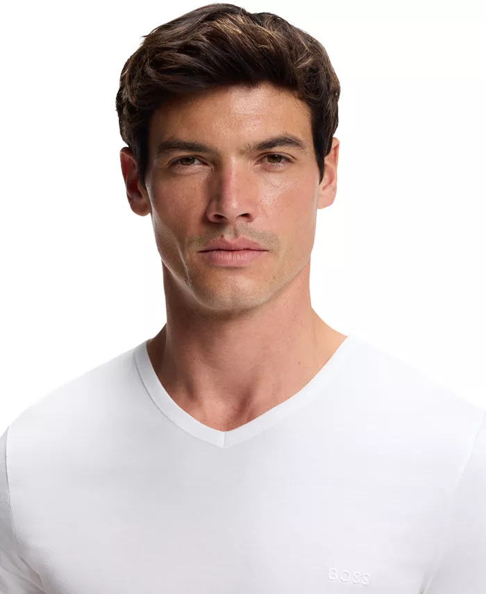 Men's 3-Pack Classic Solid V-Neck T-Shirts - thumbnail 3