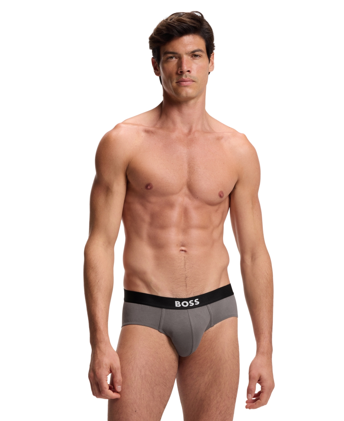 Hugo Boss Men's One Hip Briefs Underwear, 3-Pack Set