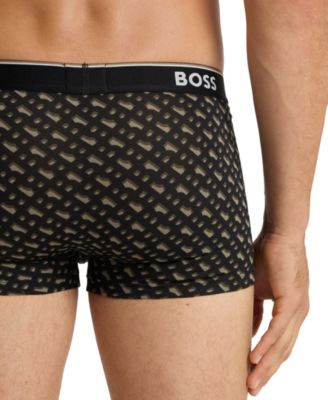 Men's Power Trunk Patterned Underwear, 3-Pack Set