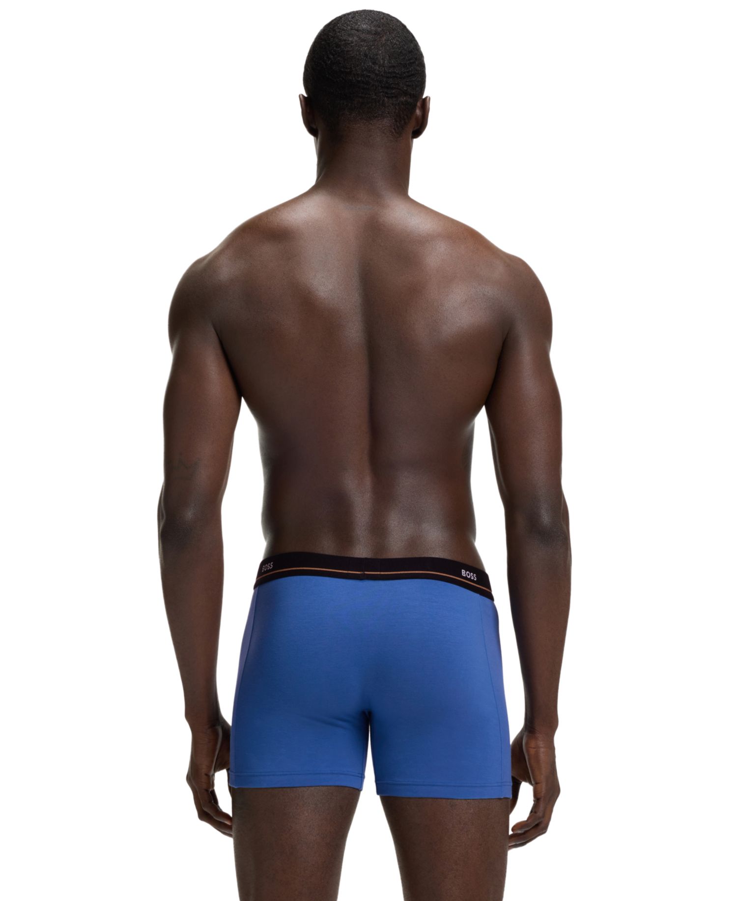 Men's 5-Pack Essential Stretch Cotton Boxer Briefs