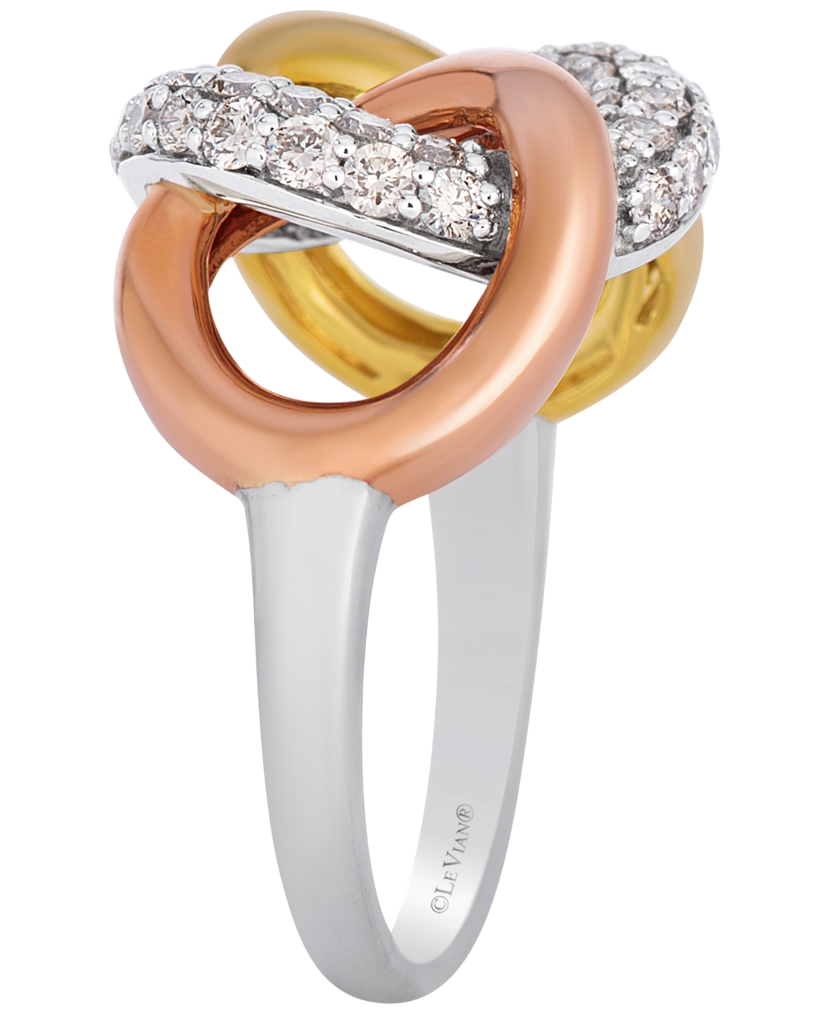 Le Vian featuring Nude Diamond (0.88 ct. t.w.) Ring in 14k Tri Color Gold