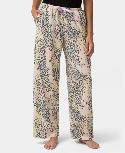 Женские Hue Women's Cotton Printed Mid-Rise Pants