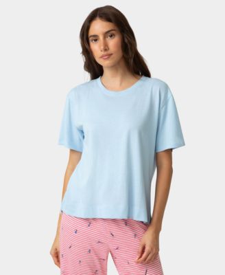 Women's Short-Sleeve Candied Boxy Sleep T-Shirt