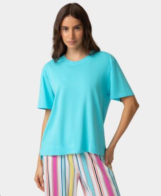 Plus Size Short-Sleeve Candied Boxy Sleep T-Shirt